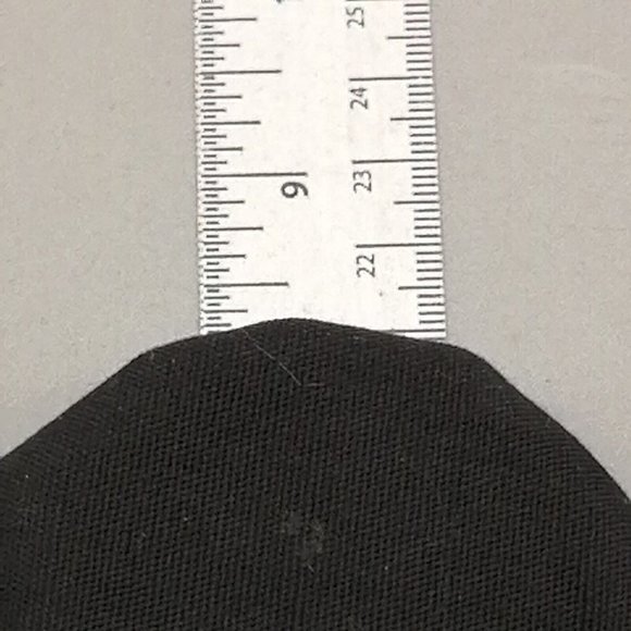 Tanzmuster Girls Ballet Shoe Black Flat w/Elastic Opening Cross Instep Straps 34 - Picture 5 of 9